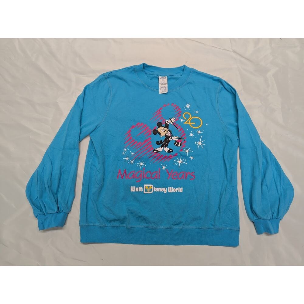 WALT DISNEY WORLD 20 MAGICAL YEARS SWEATSHIRT SIZE M long sleeve